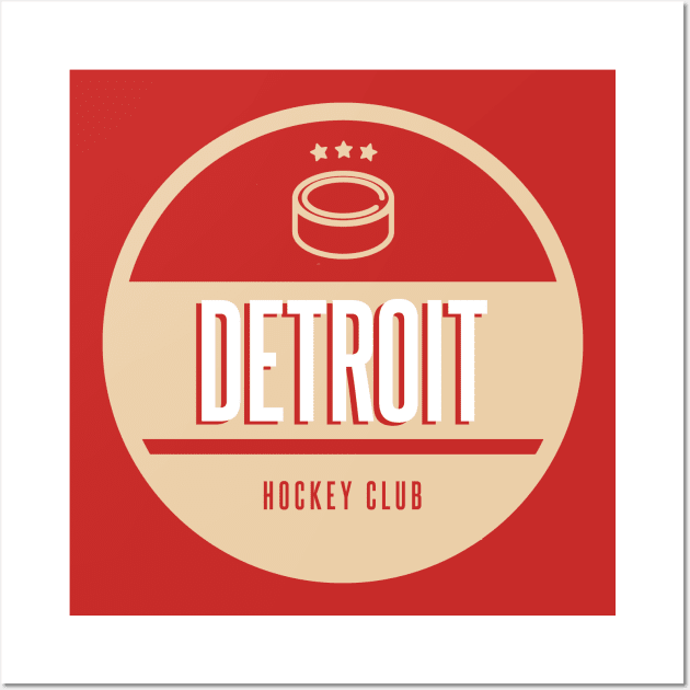 Detroit hockey club Wall Art by BVHstudio